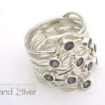 Ring - zilver met ioliet