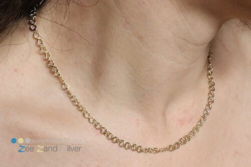 Collier ‘infinity’ - goud - Afbeelding 2