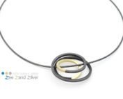 Hanger 'swirl' van zilver en goud