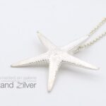 Hanger zeester groot - zilver
