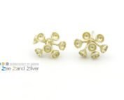 Oorsteker boeketje - goud